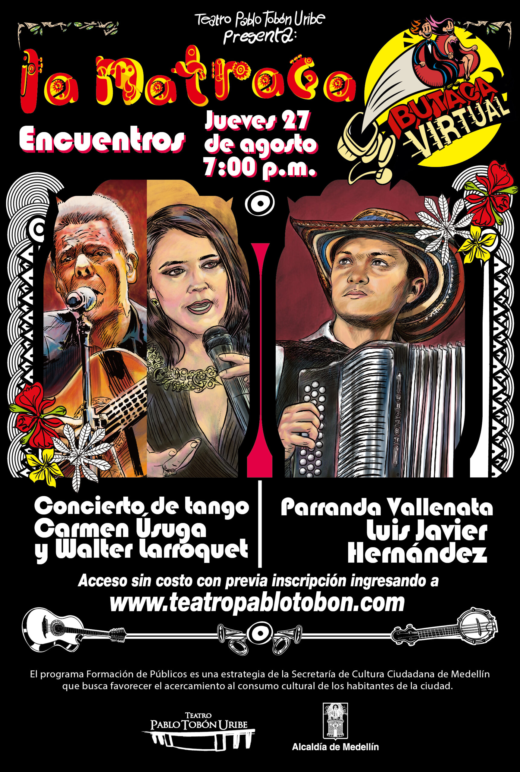 Imagen del evento #LaMatraca Concierto de Tango y Parranda Vallenata