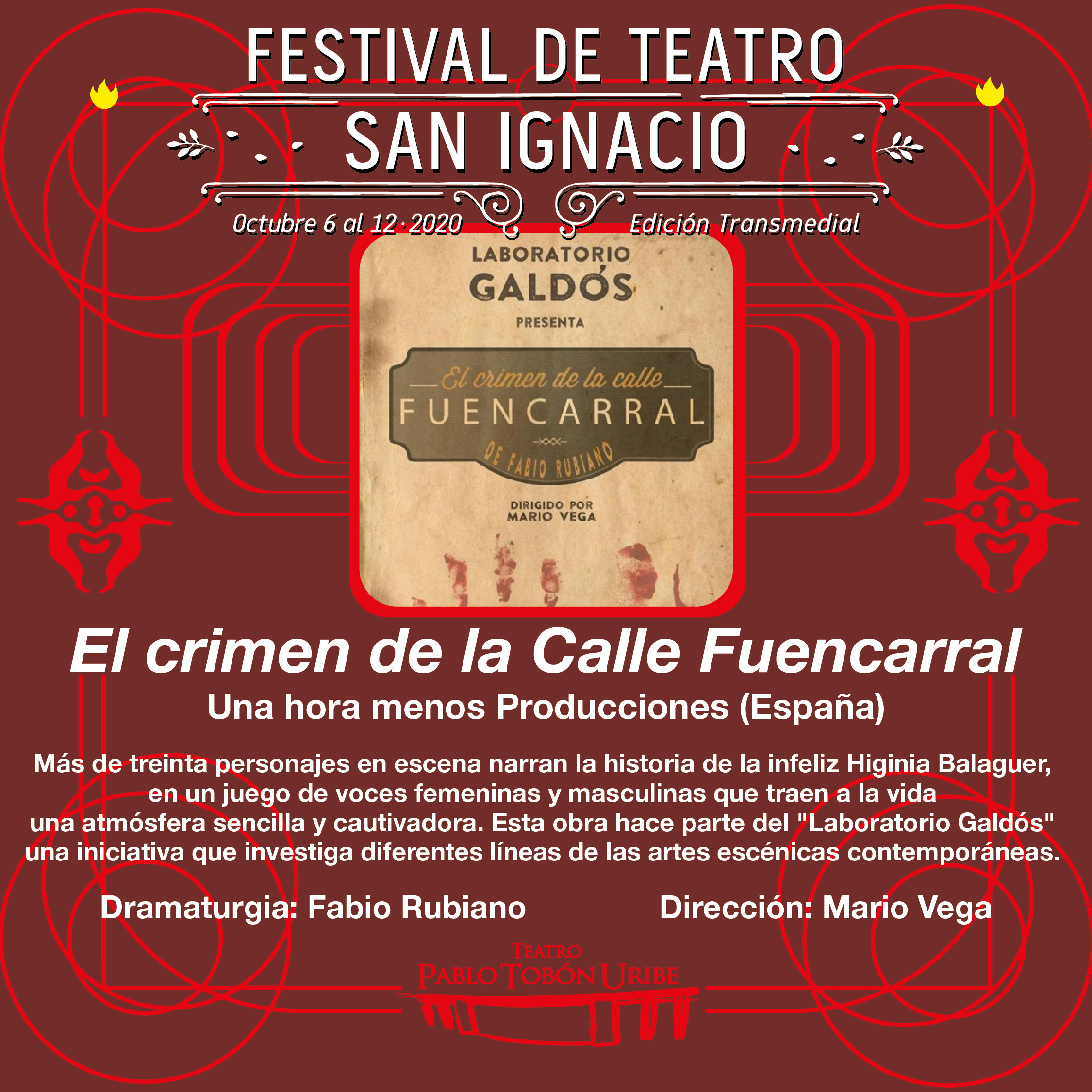 Imagen del evento El Crimen de la Calle Fuencarral  #ConéctateConElTeatro #FTSI