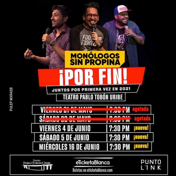 Imagen del evento Monólogos Sin Propina