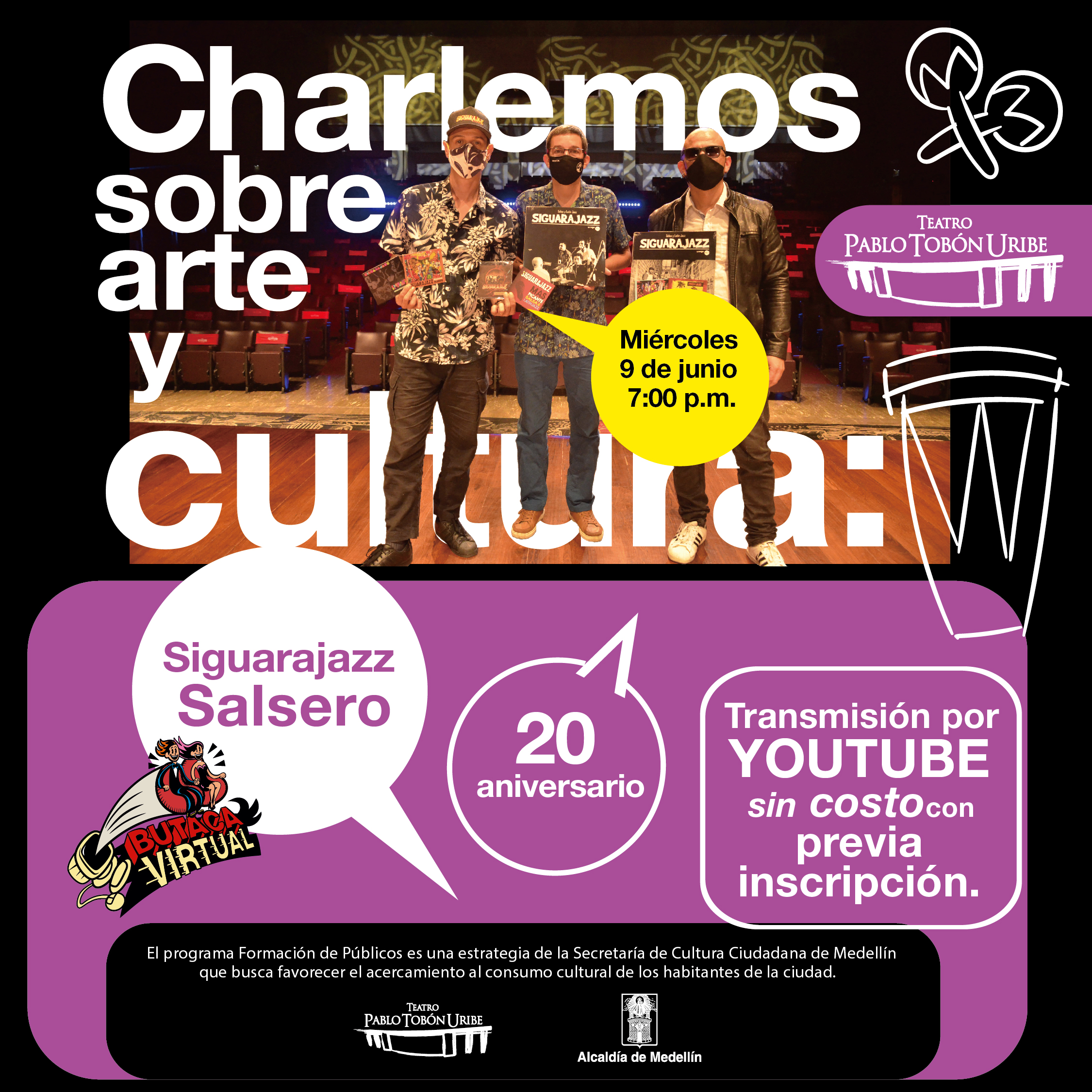 Imagen del evento Conversatorio Siguarajazz