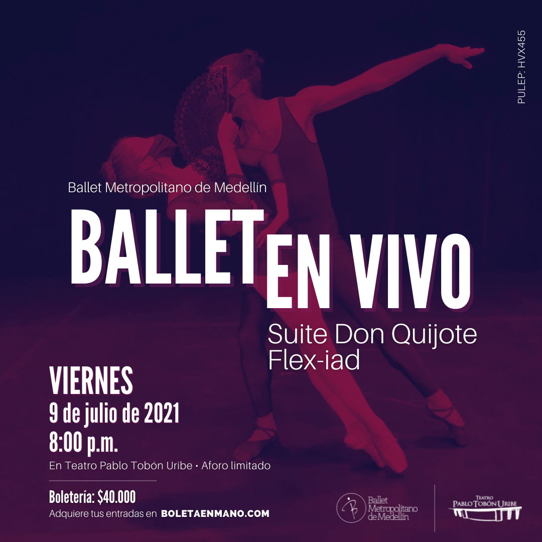 Imagen del evento Ballet en Vivo - Ballet Metropolitano de Medellín