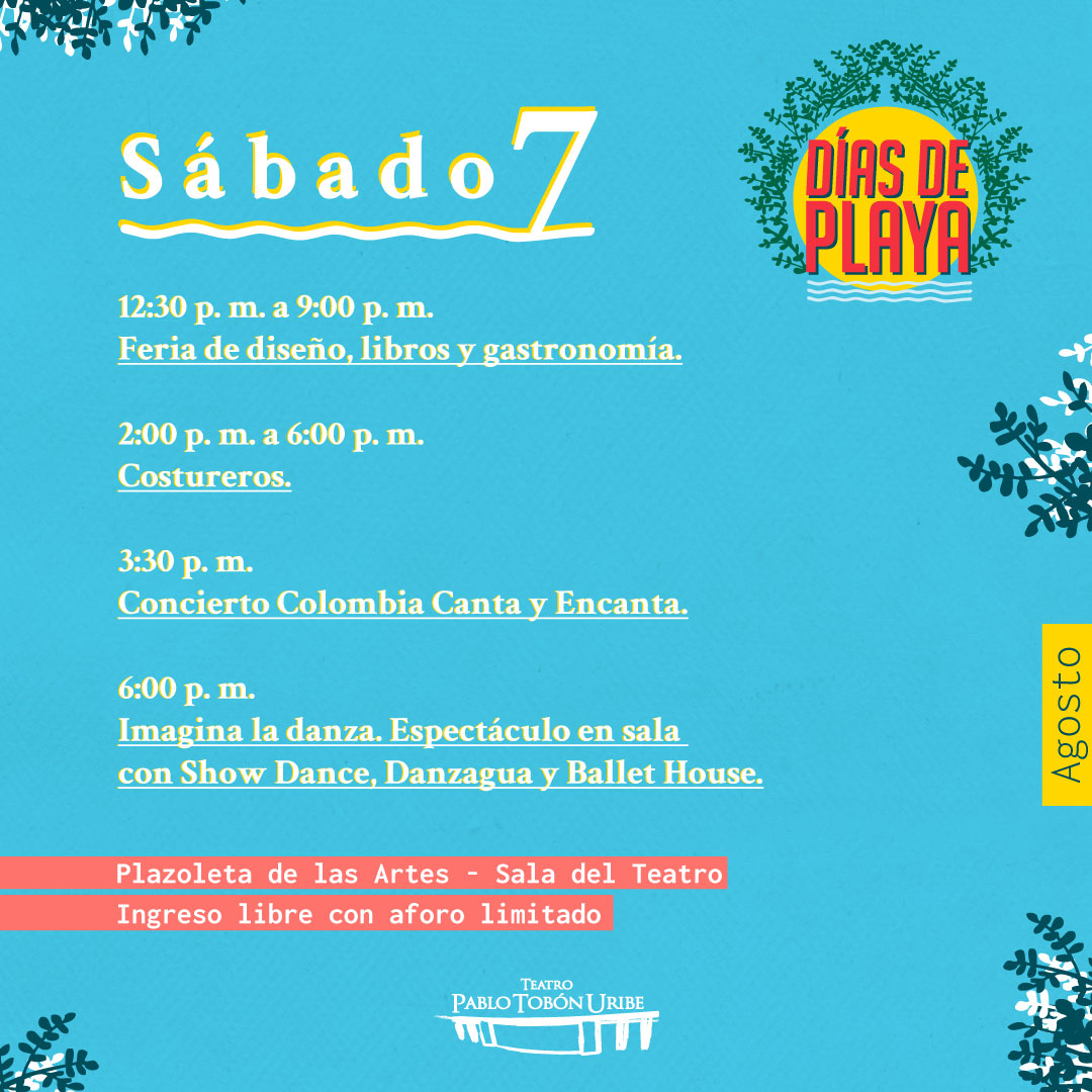 Imagen del evento #DíasDePlaya - Agosto 07