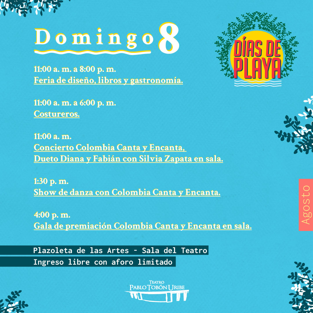 Imagen del evento #DíasDePlaya - Agosto 08