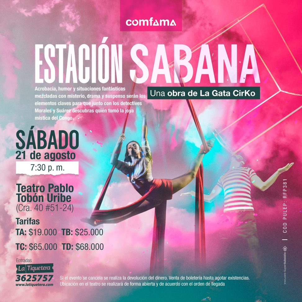 Imagen del evento Estación Sabana - La Gata Cirko