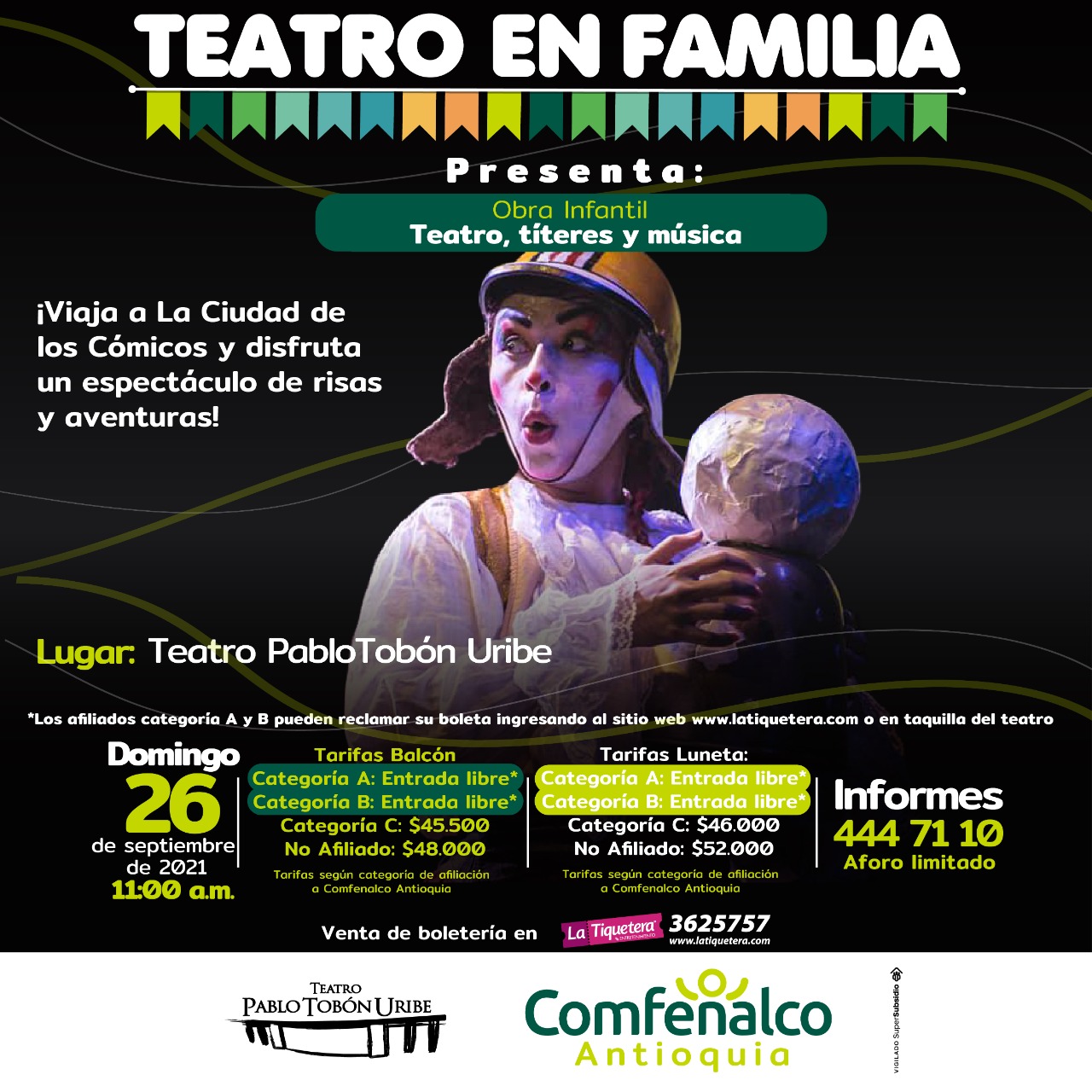 Imagen del evento La Ciudad de los Cómicos - Teatro Oficina Central de los Sueños