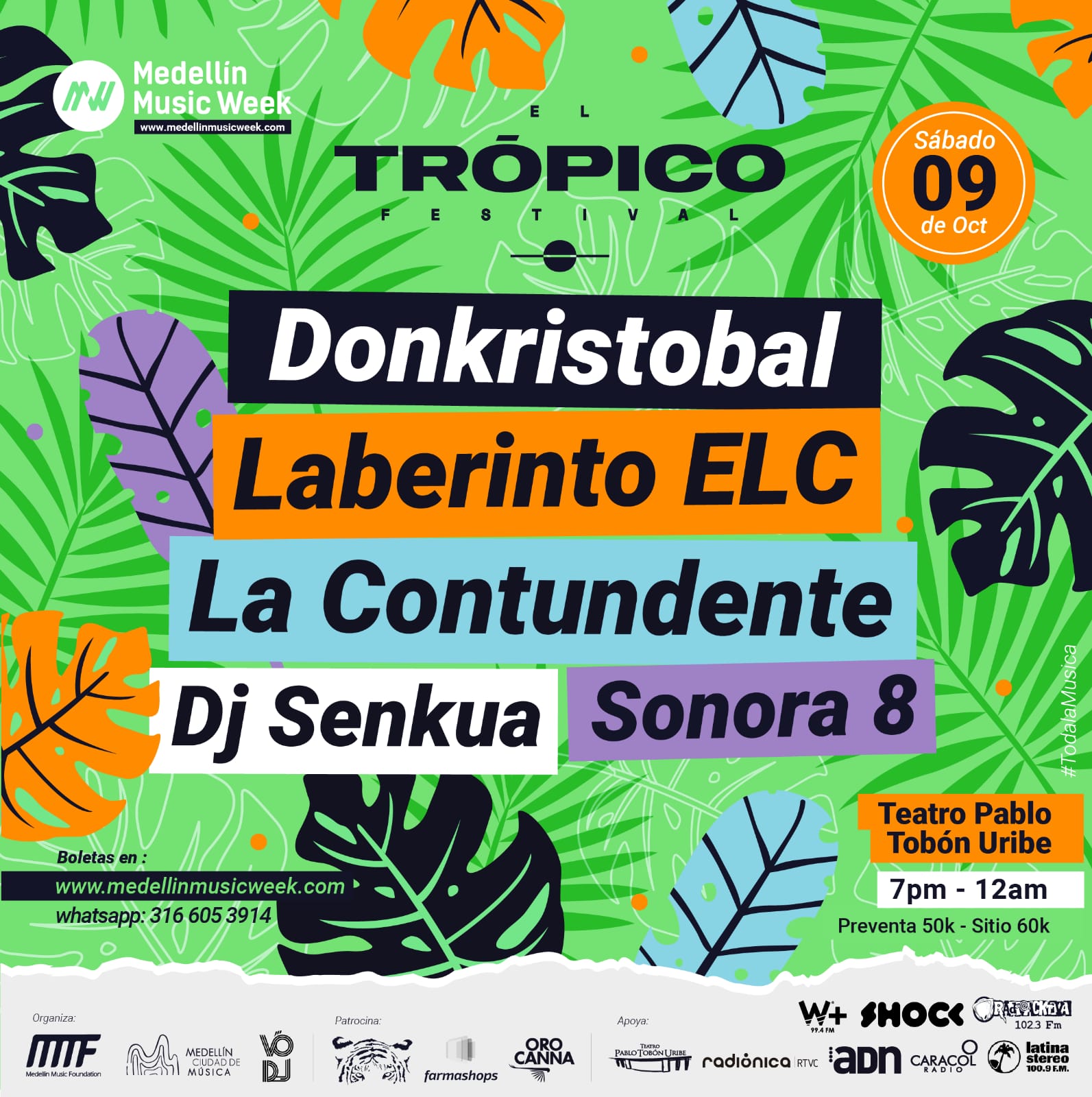 Imagen del evento El Trópico Festival - Medellín Music Week