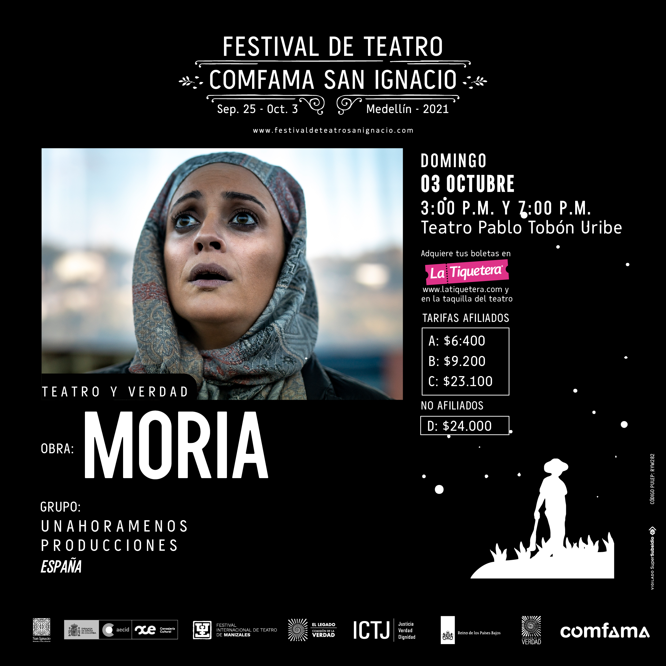 Imagen del evento Moria - Festival de Teatro Comfama San Ignacio