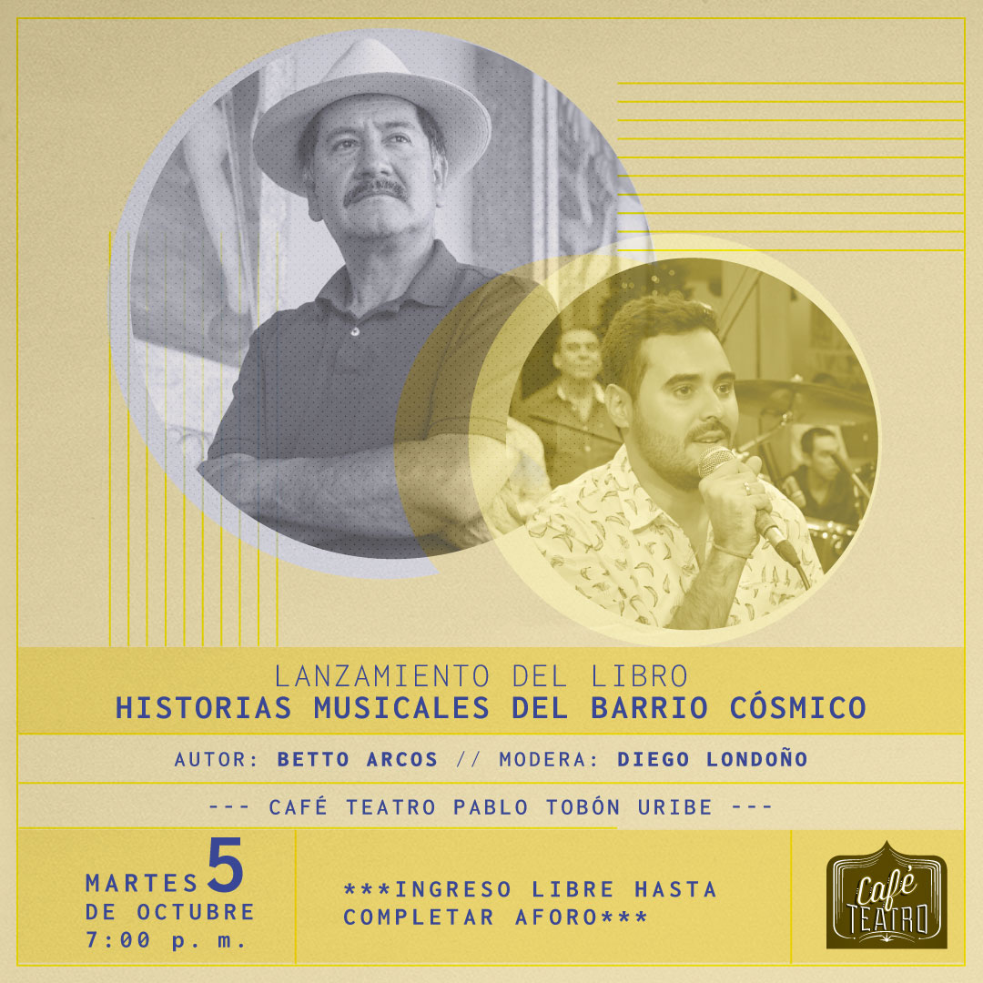 Imagen del evento Lanzamiento del libro Historias Musicales del Barrio Cósmico