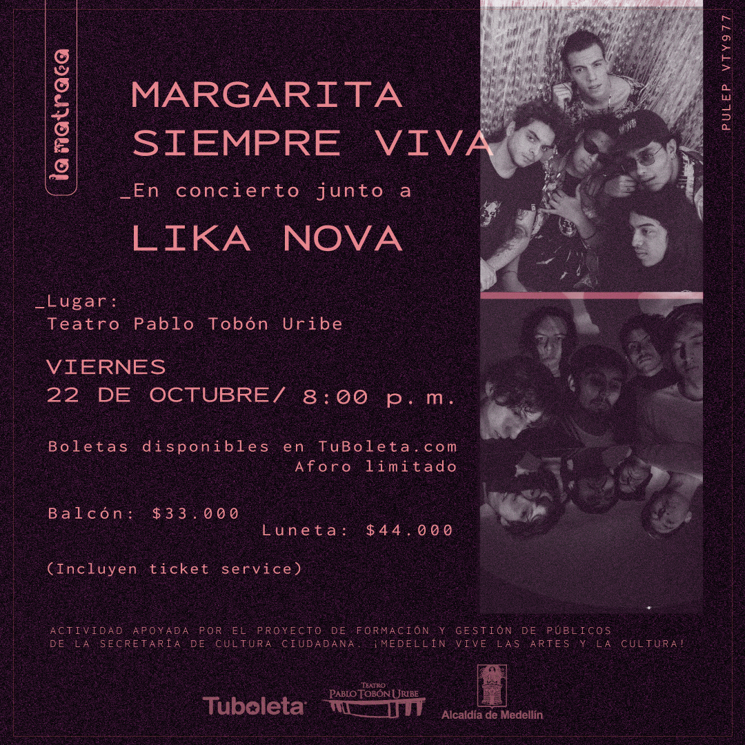 Imagen del evento La Matraca - Margarita Siempre Viva y Lika Nova