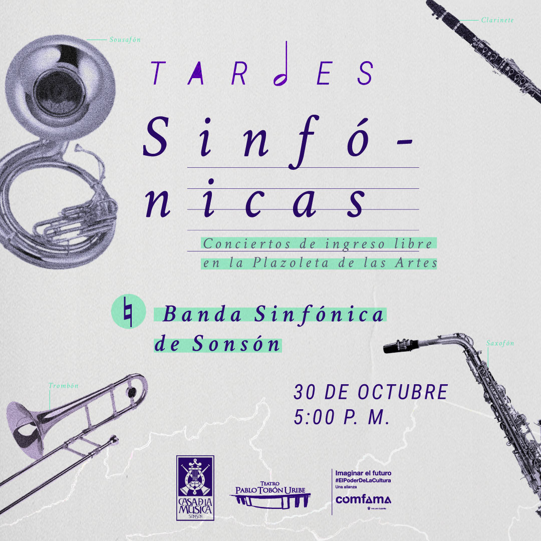 Imagen del evento Tardes Sinfónicas - Banda Sinfónica de Sonsón