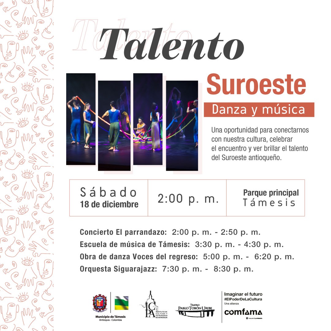 Imagen del evento Talento Suroeste: Danza y música