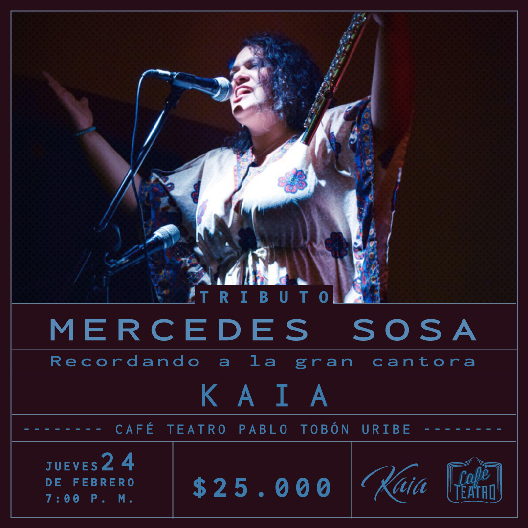 Imagen del evento Tributo a Mercedes Sosa 2022