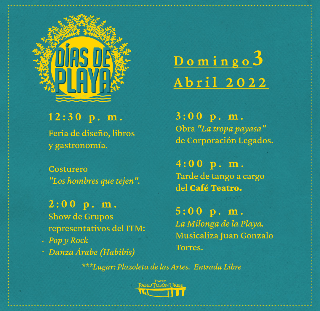Imagen del evento #DíasDePlaya - Abril 03