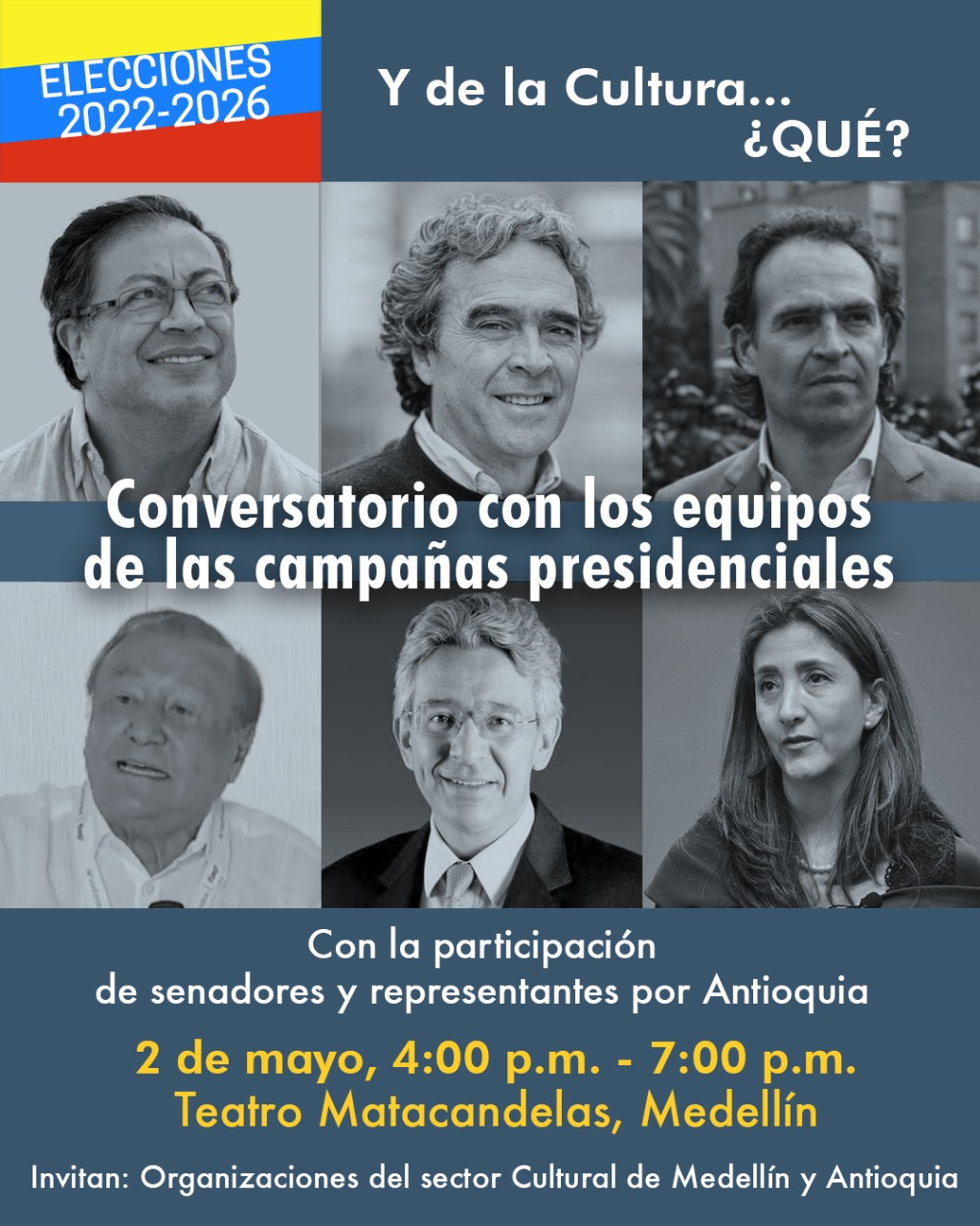 Imagen del evento Conversatorio con los equipos de las campañas presidenciales - 2022