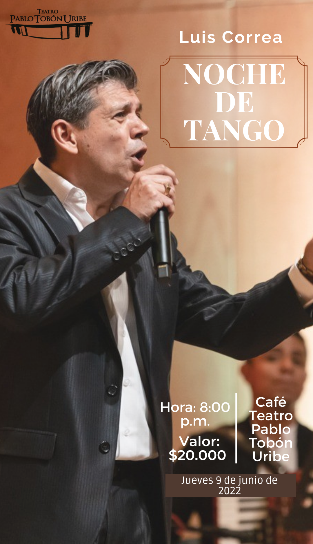 Imagen del evento Luis Correa - Noche de tango