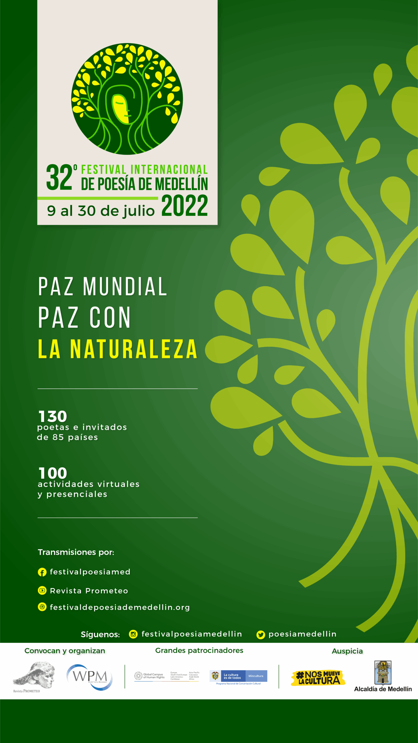 Imagen del evento 32º Festival Internacional de Poesía de Medellín 2022