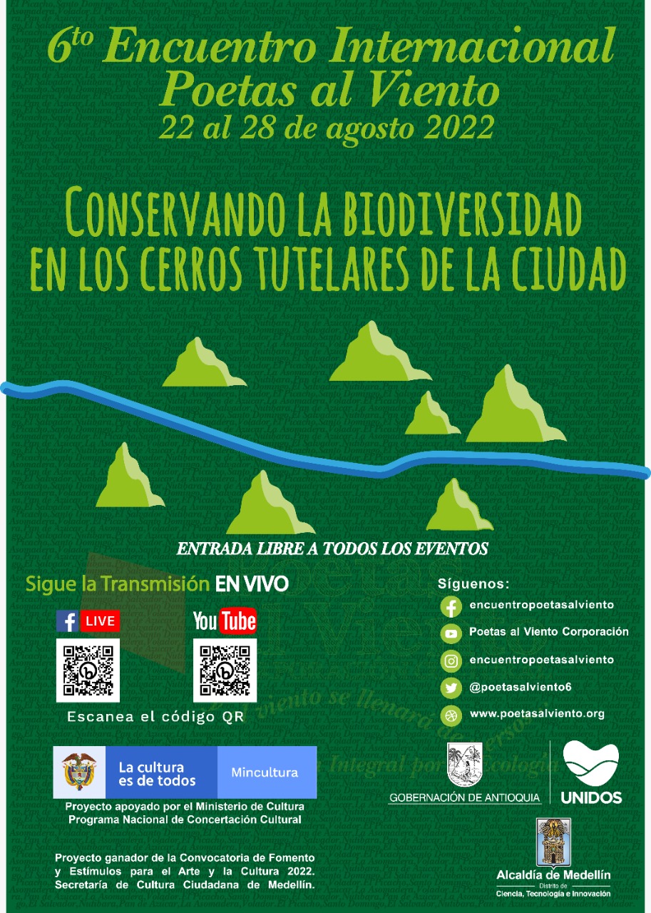 Imagen del evento 6to Encuentro internacional Poetas al Viento 2022