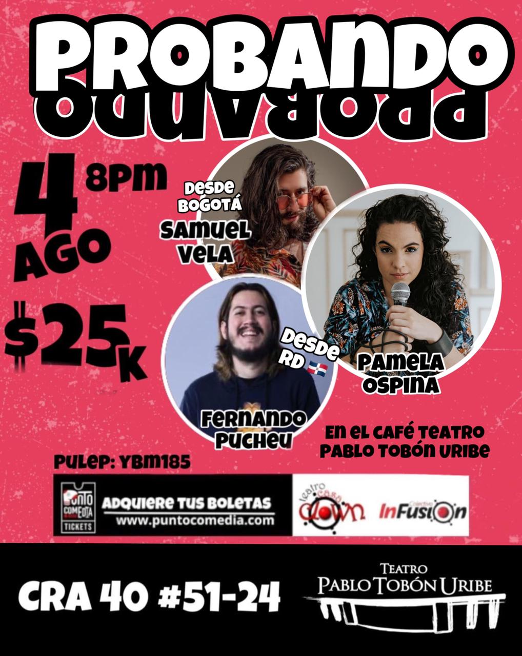 Imagen del evento Probando, probando con Pamela Ospina