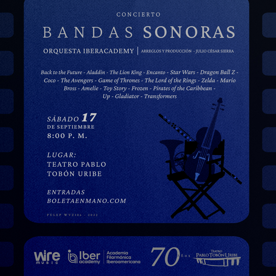 Imagen del evento Concierto bandas sonoras 2022 - Iberacademy