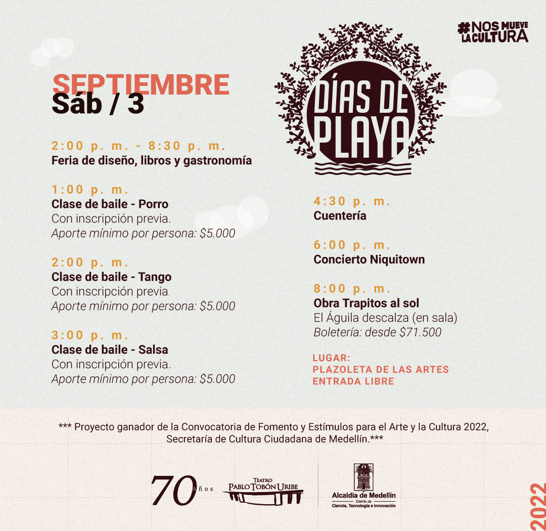 Imagen del evento #DíasDePlaya - Septiembre 3