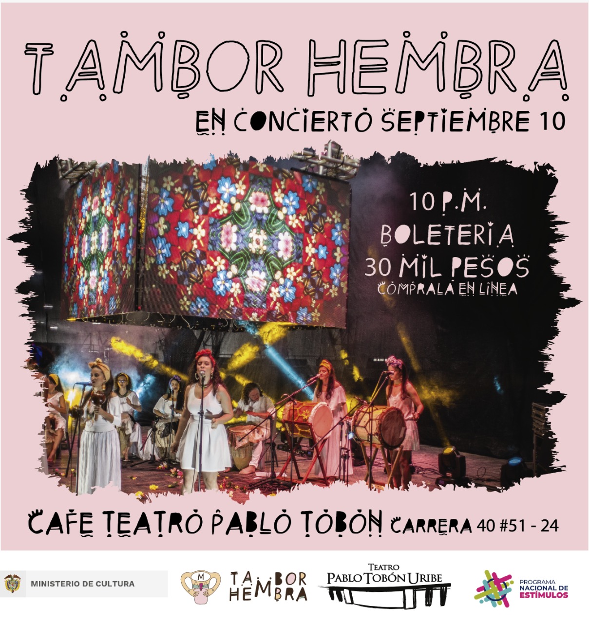 Imagen del evento Concierto Tambor Hembra