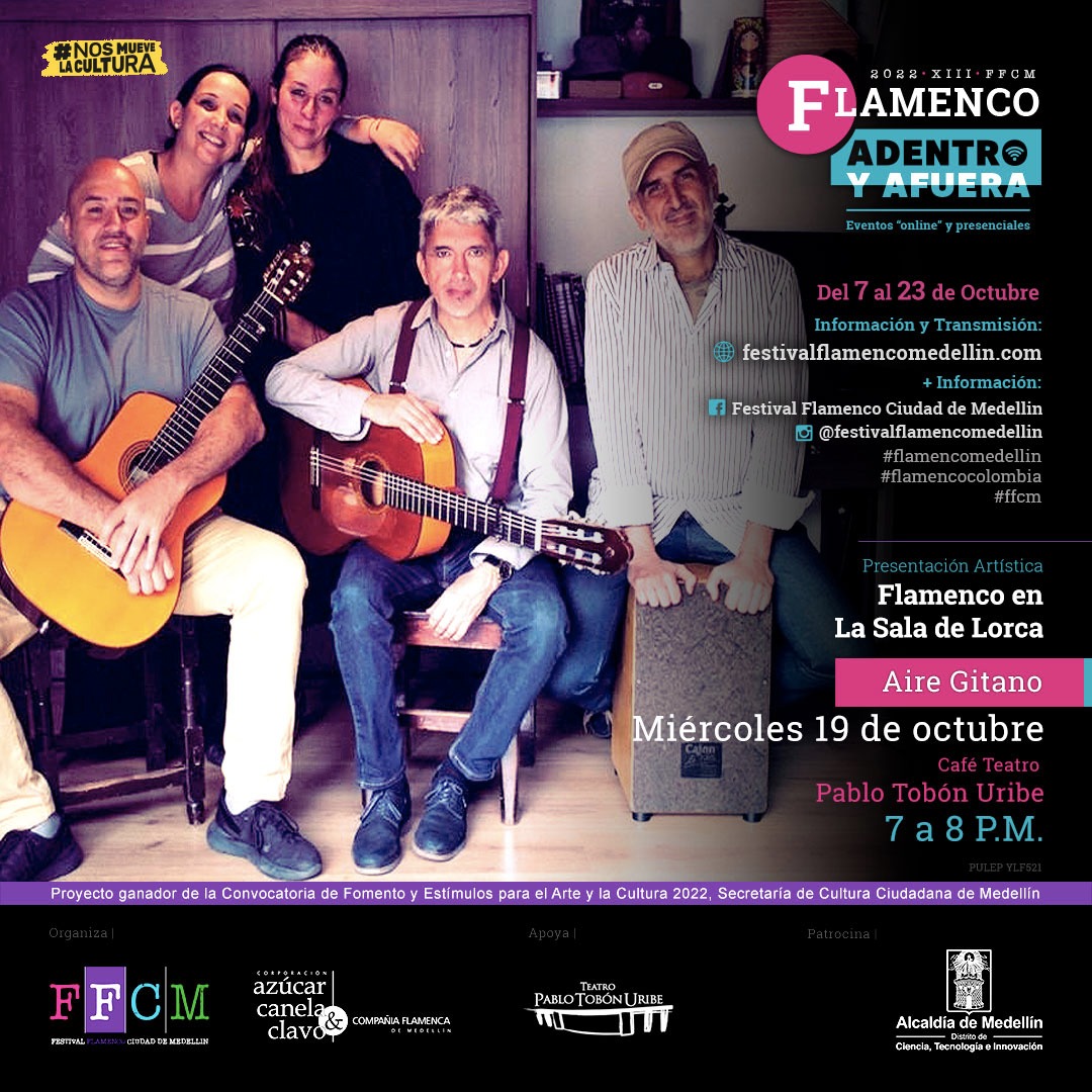 Imagen del evento Flamenco en La Sala de Lorca - Festival Flamenco Ciudad de Medellín 2022
