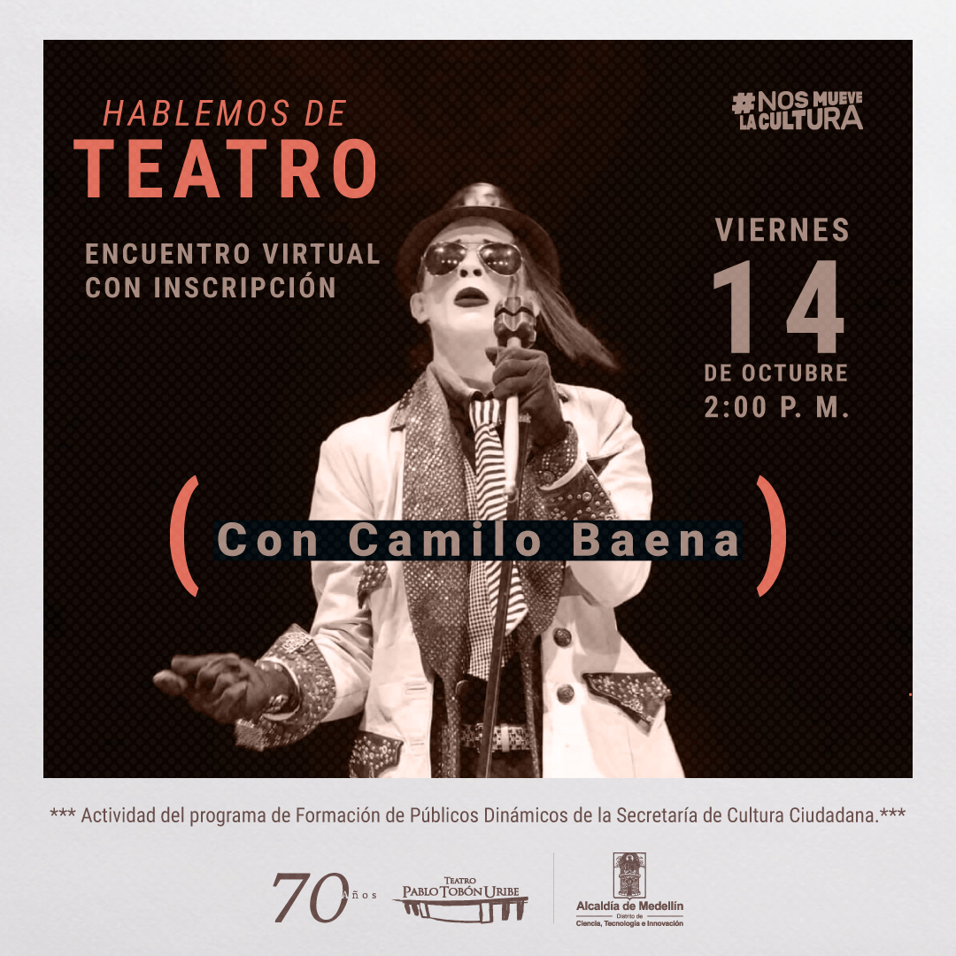 Imagen del evento Hablemos de teatro - Encuentro virtual