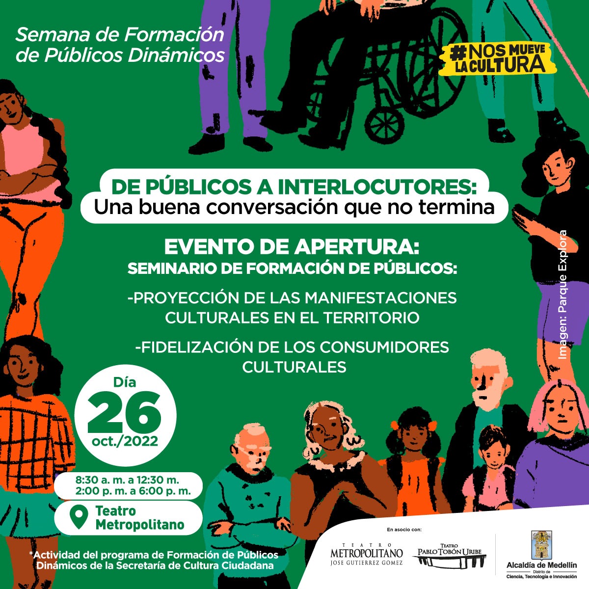 Imagen del evento De públicos a interlocutores - Semana de Formación de Públicos Dinámicos