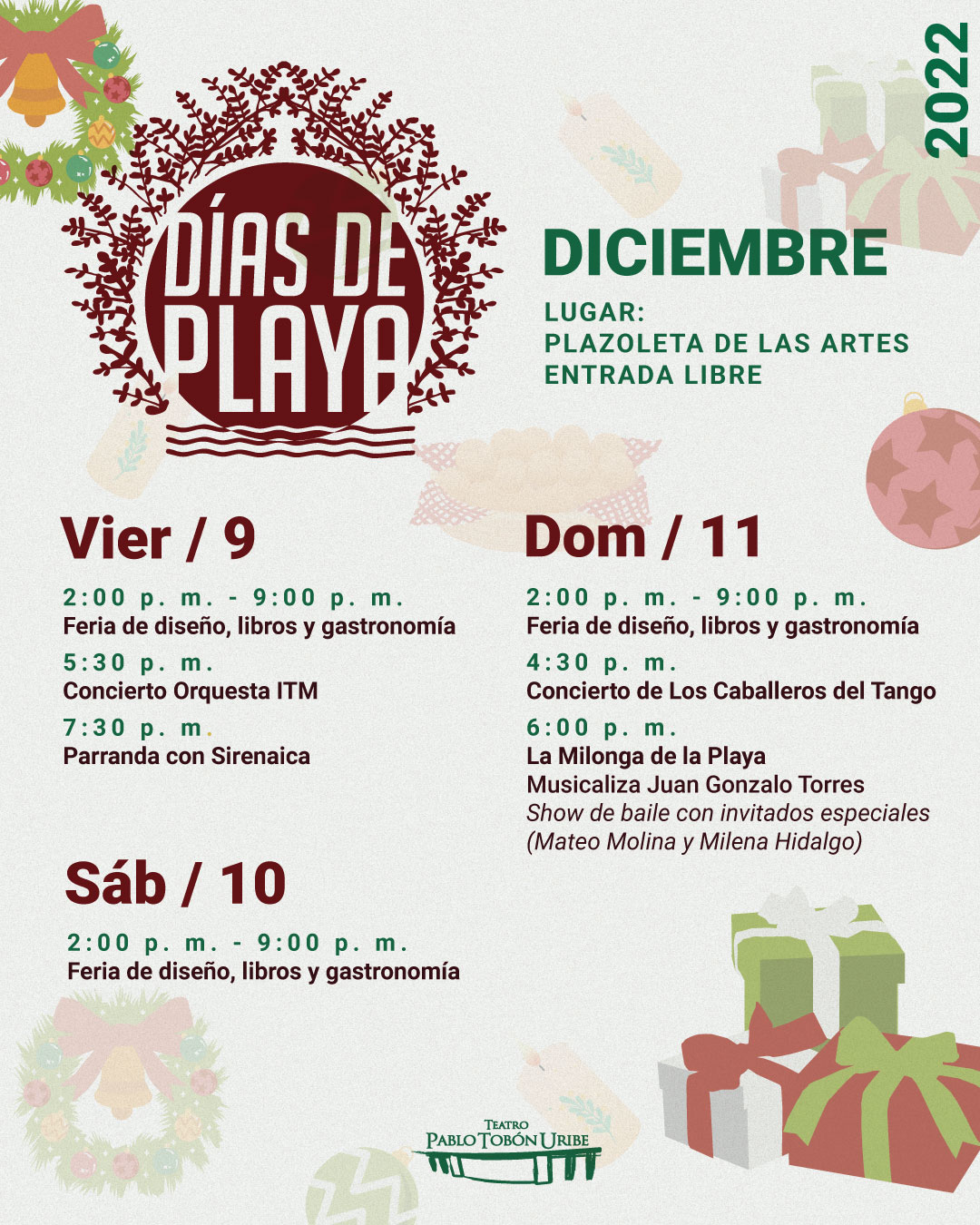 Imagen del evento #DíasDePlaya - 10 de diciembre