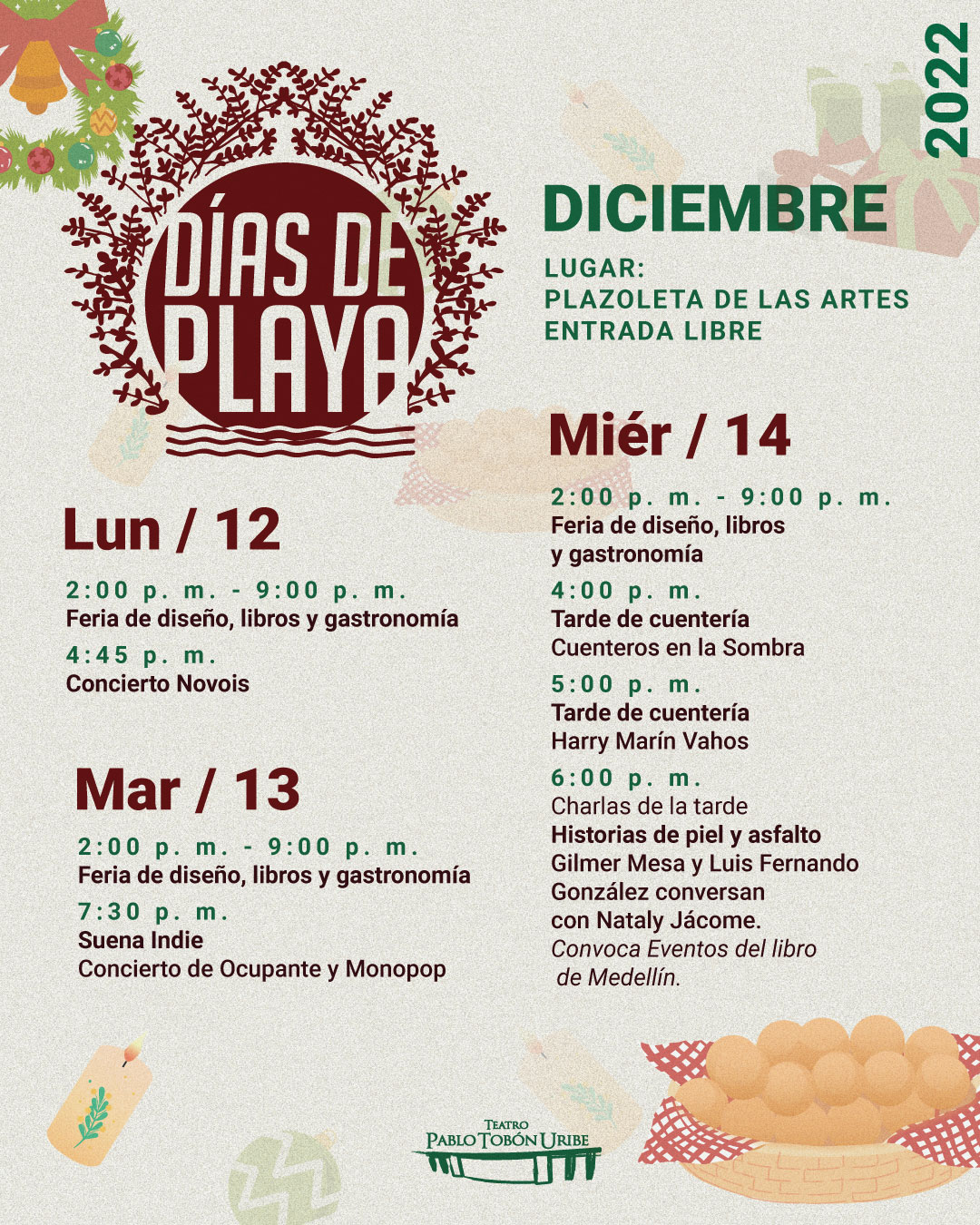 Imagen del evento #DíasDePlaya - 14 de diciembre