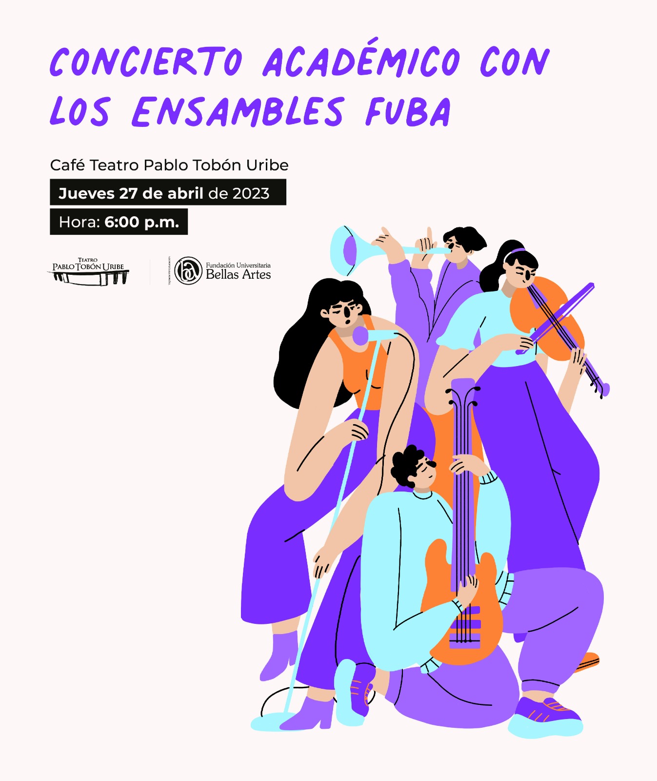 Imagen del evento Concierto académico con los ensambles FUBA