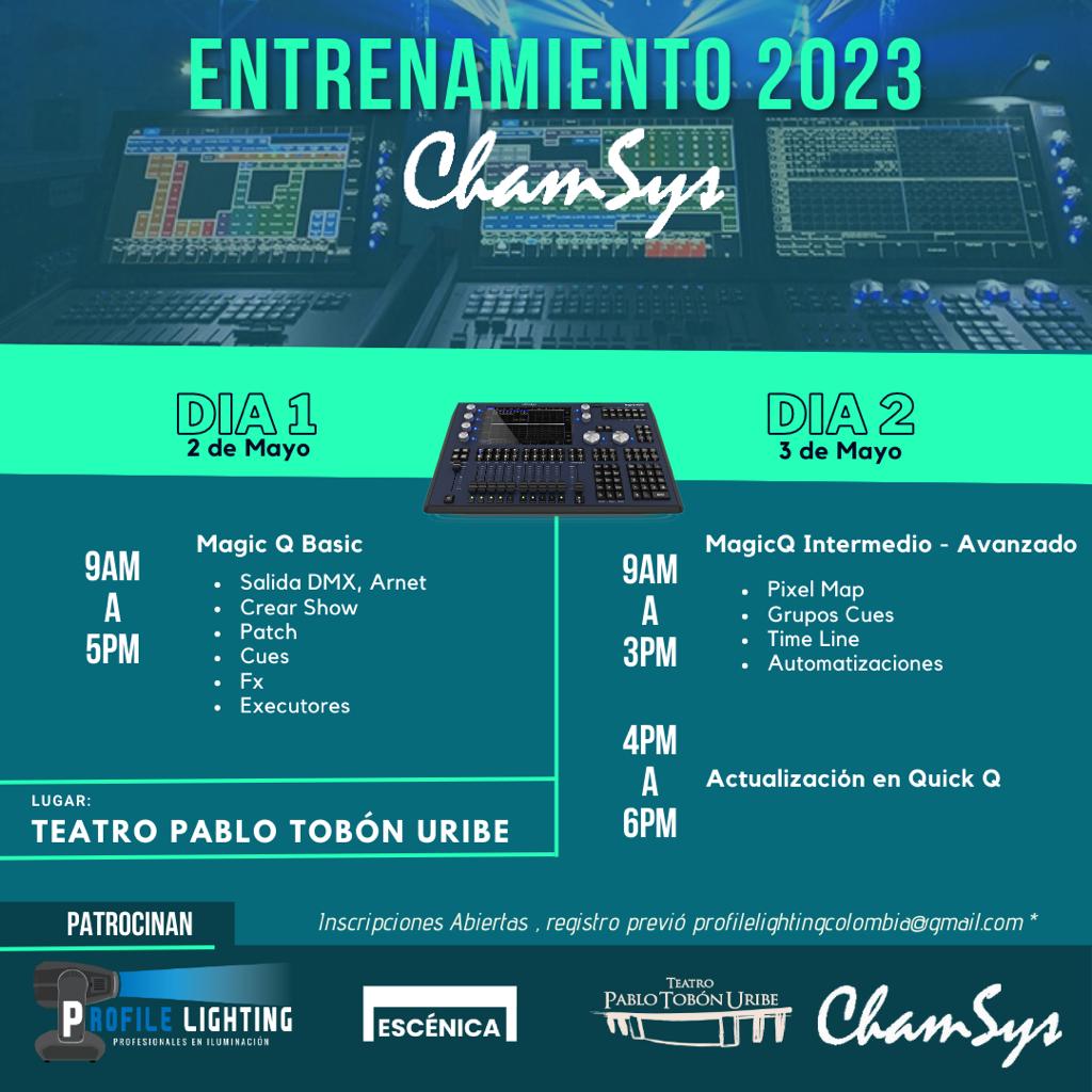 Imagen del evento Entrenamiento Chamsys