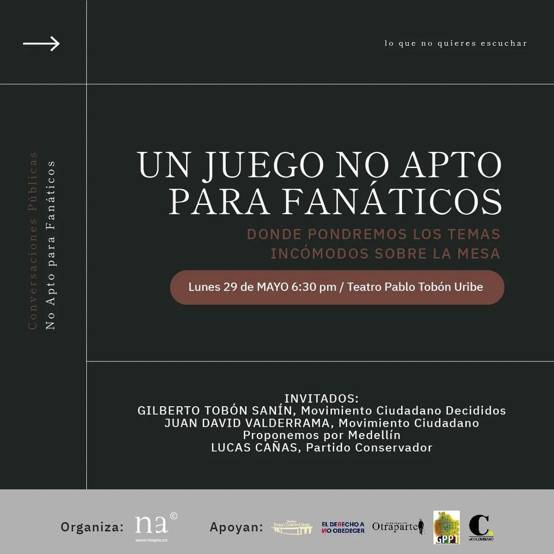 Imagen del evento No Apto para Fanáticos