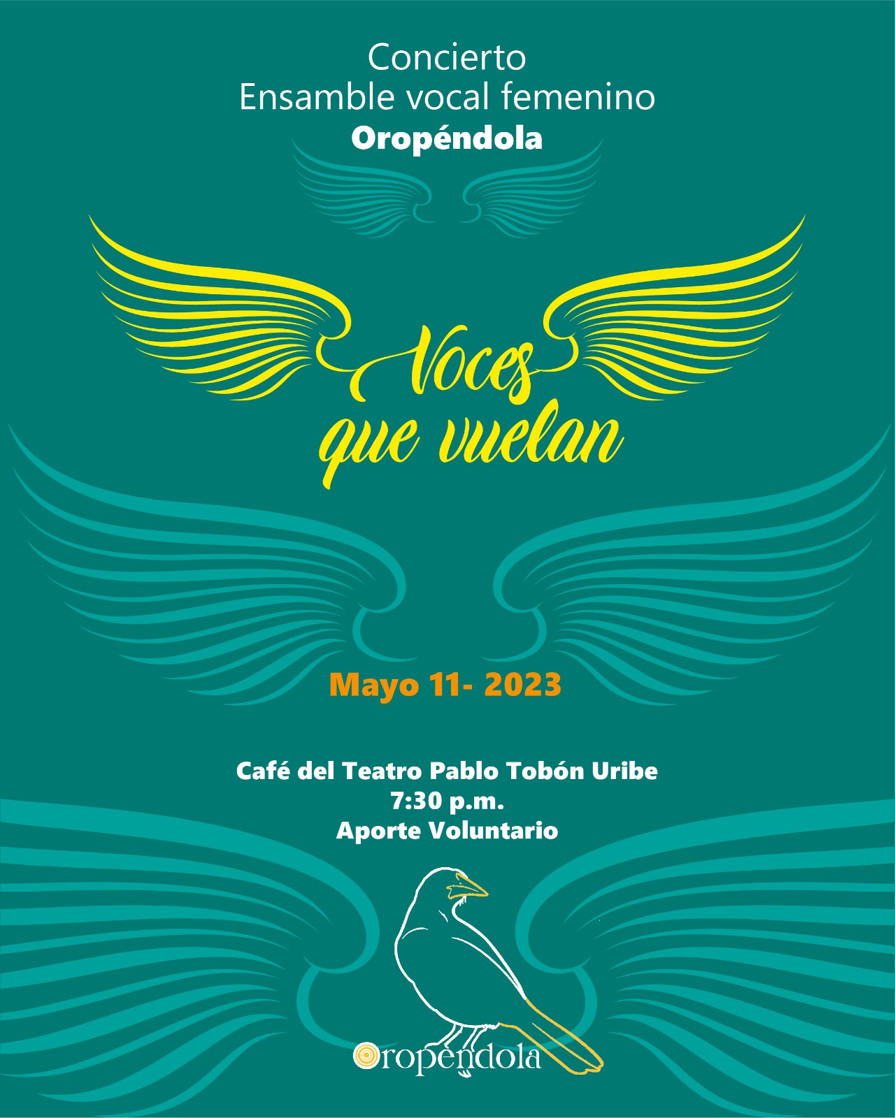 Imagen del evento Voces que vuelan - Oropéndola