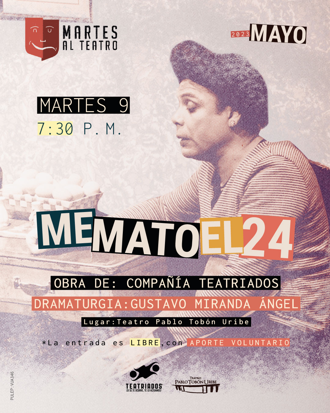 Imagen del evento Me mato el 24 - #MartesAlTeatro