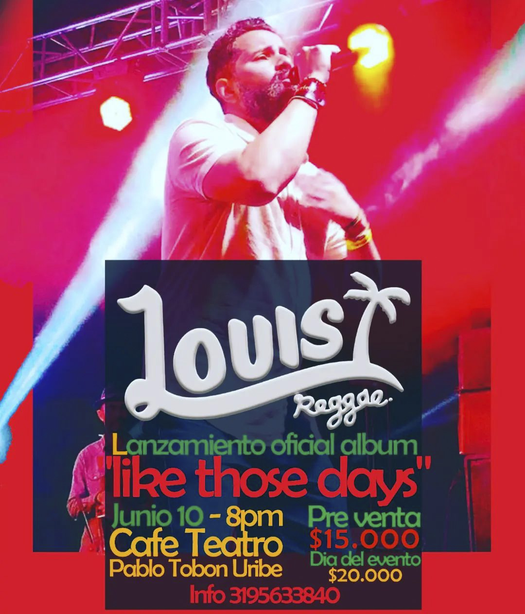 Imagen del evento Louis Reggae