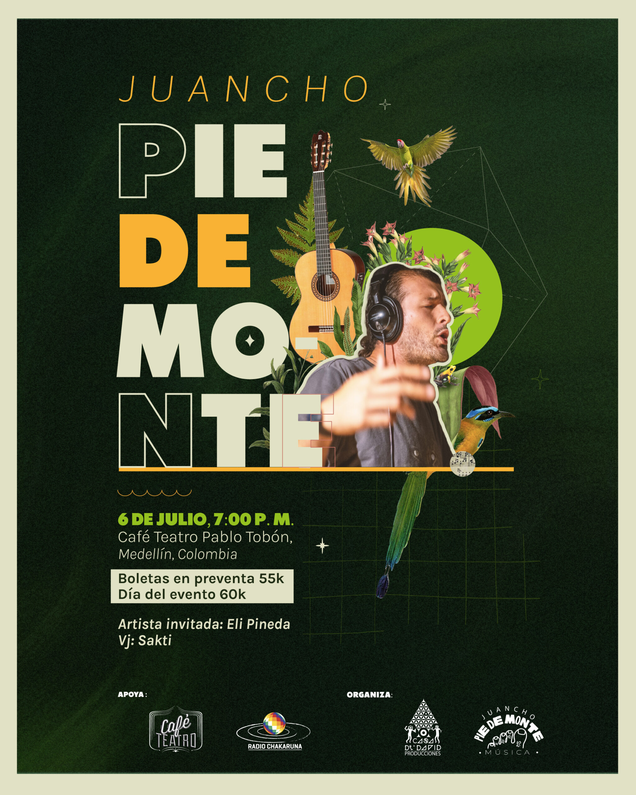 Imagen del evento Juancho Pie de Monte