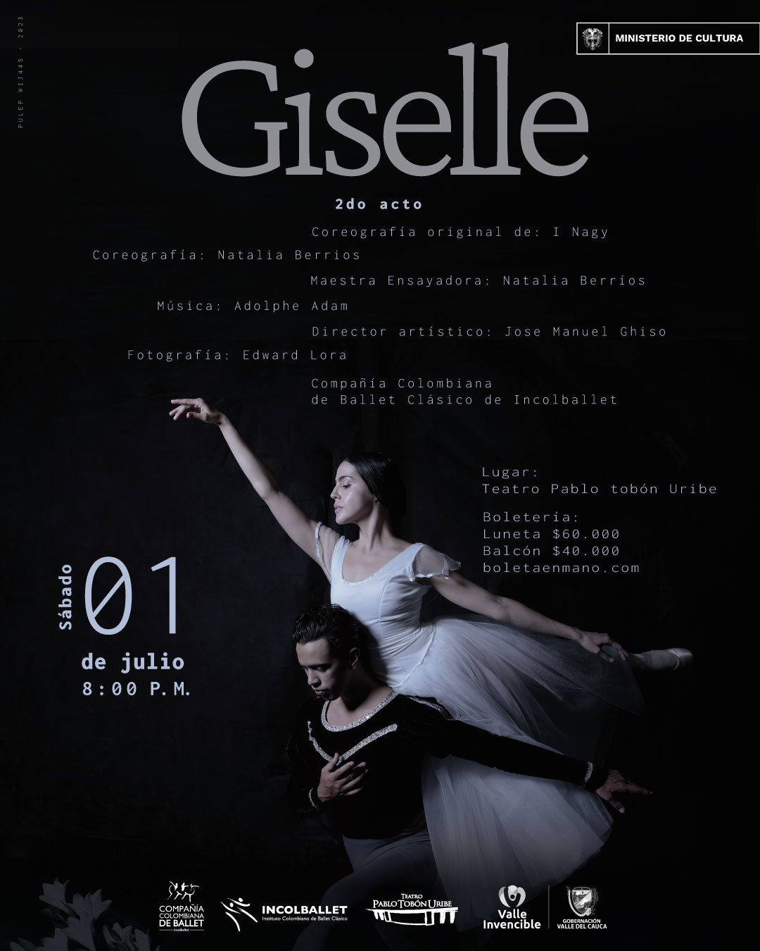Imagen del evento Giselle 2do acto - Incolballet