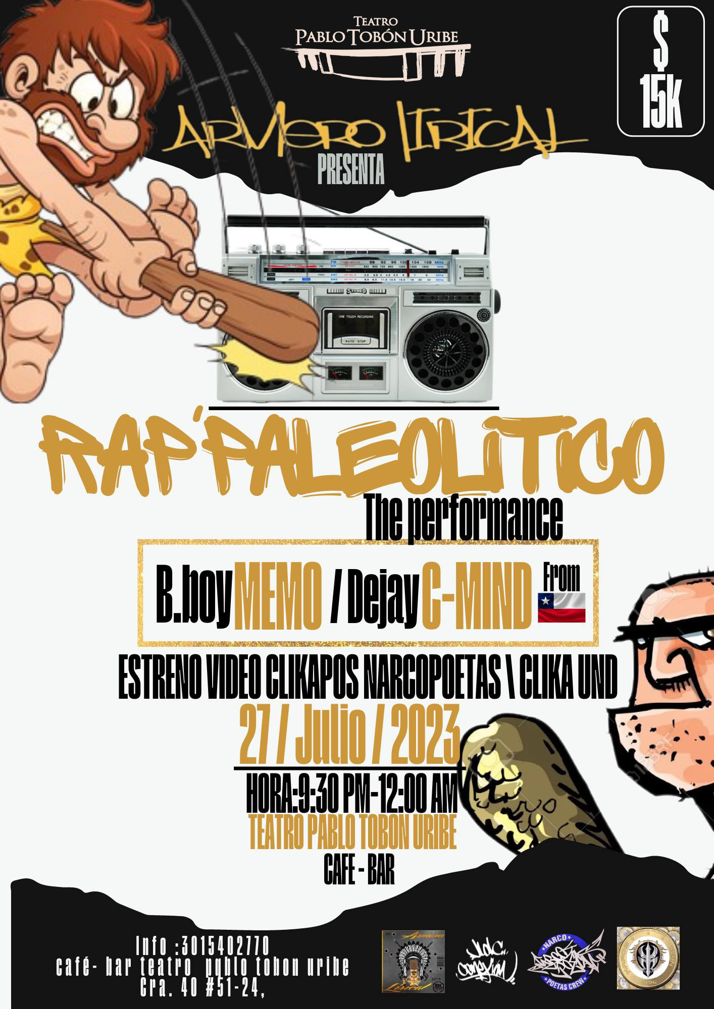 Imagen del evento Rap Paleolítico