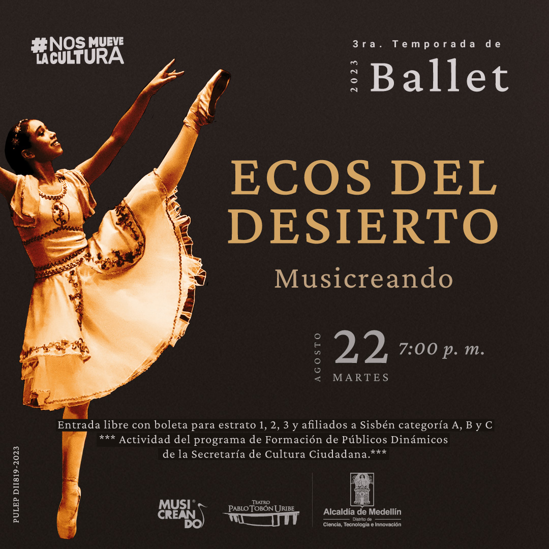 Imagen del evento 3ra Temporada de Ballet - Ecos del desierto