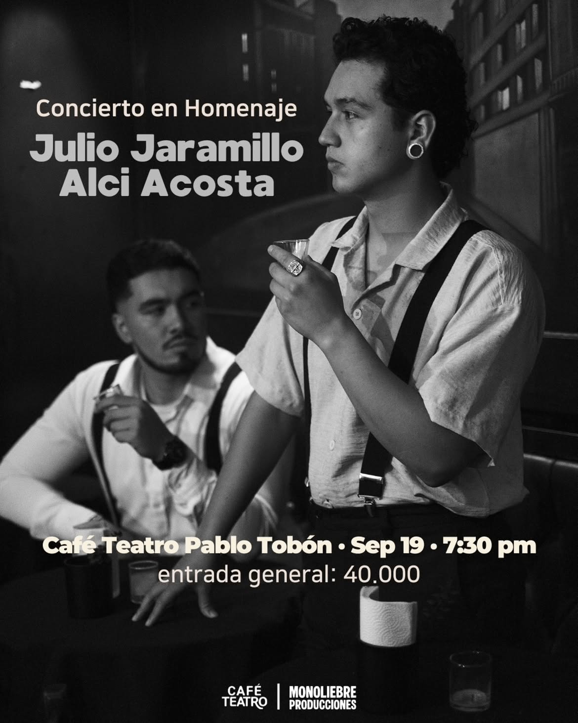 Imagen del evento Concierto en Homenaje a Julio Jaramillo y Alci Acosta