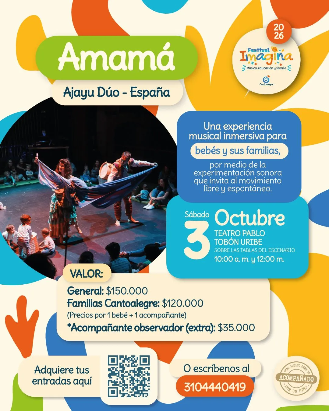 Imagen del evento Amamá | Festival Imagina 2026