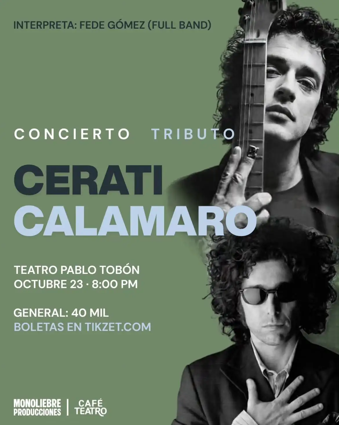 Imagen del evento Cerati y Calamaro (Concierto Tributo)