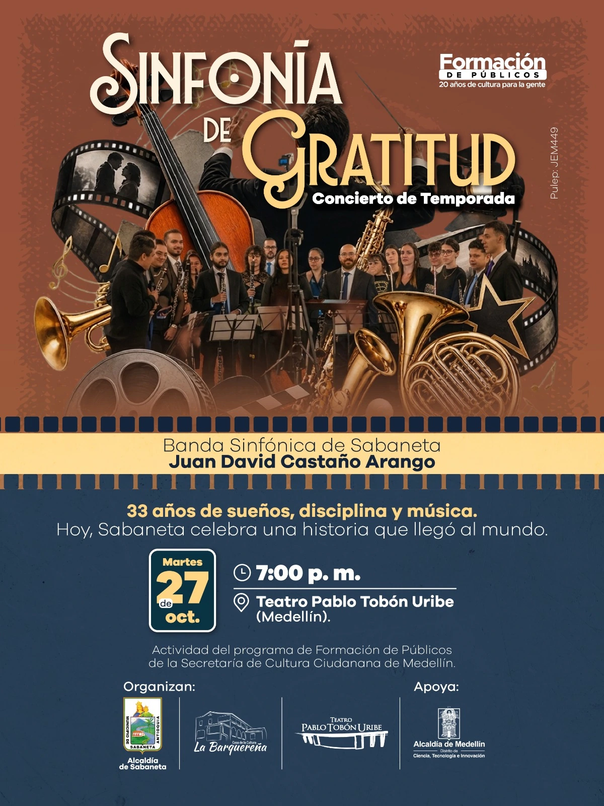 Imagen del evento Concierto de Temporada: Sinfonía de Gratitud