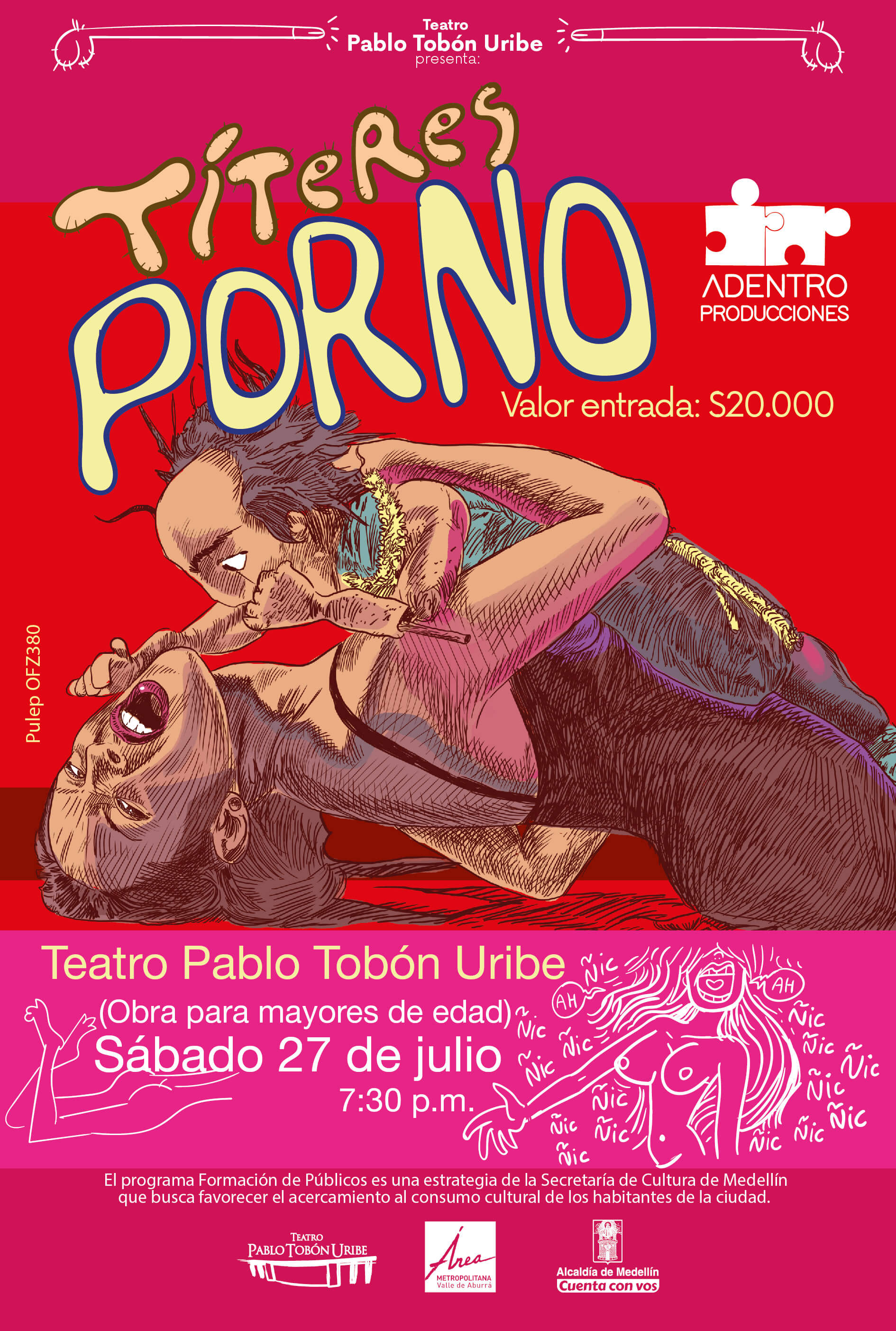 titeres porno afiche