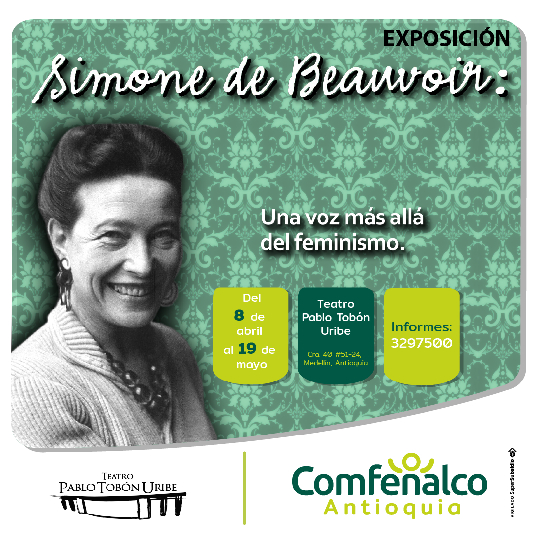 Exposición Simone de Beauvoir   Post