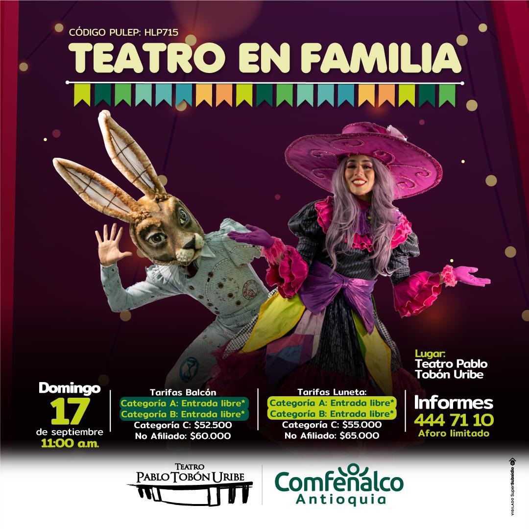 Teatro en Familia Comfenalco