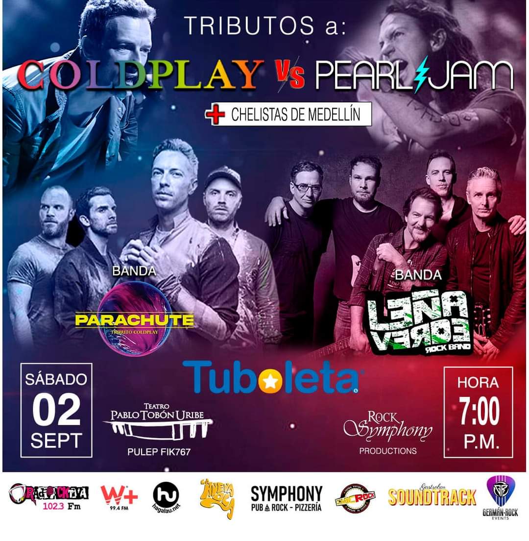 Tributos a coldplay y pearl jam