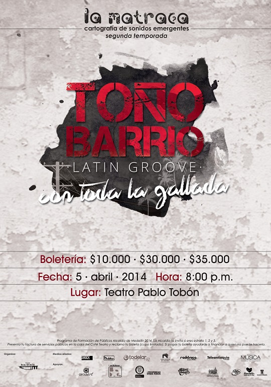 TOÑO BARRIO afiche