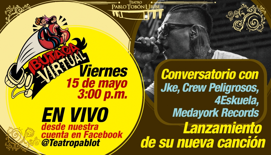 #ButacaVirtual - Conversatorio con Jke de Crew Peligrosos